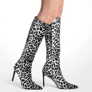 NWOT Michael Kors Runway Collection Tatiana Calf Hair Knee High Boot
